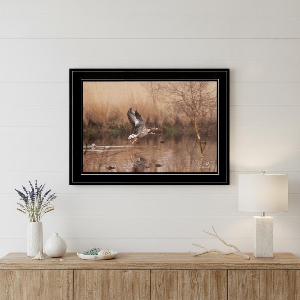 Fly Away 5 Black Framed Print Wall Art