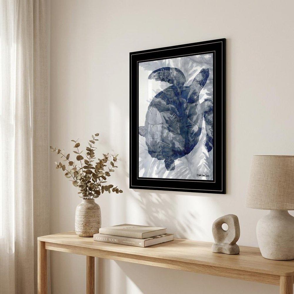 Ocean Collection 3 Black Framed Print Wall Art