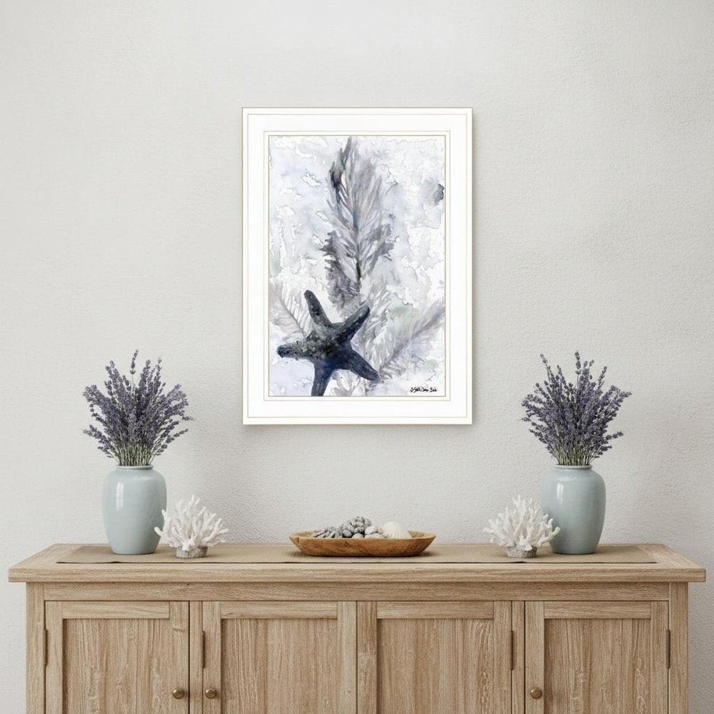Ocean Collection 4 White Framed Print Wall Art