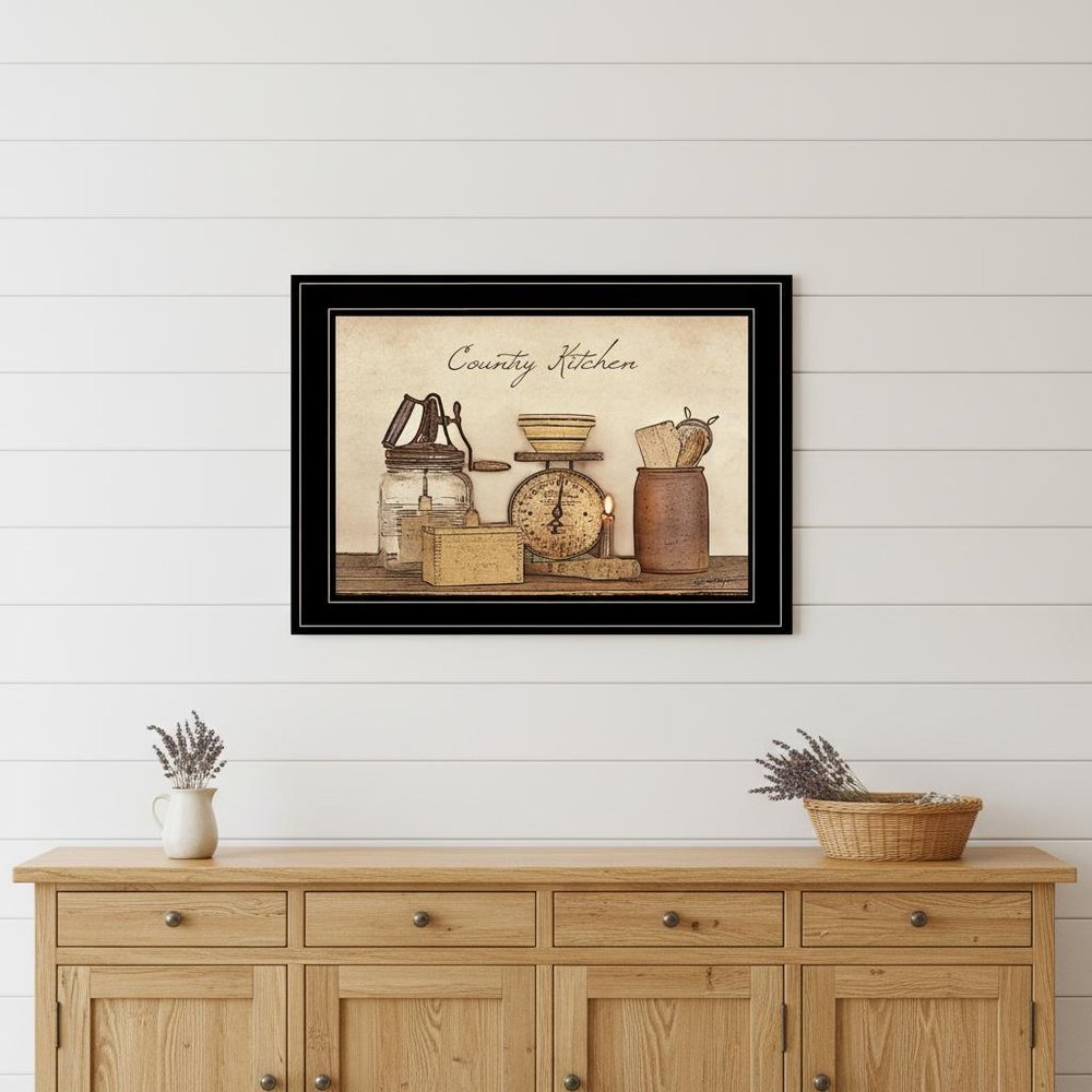 Set Of Two Candlelight and Flowers 2 Black Framed Print Wall Art