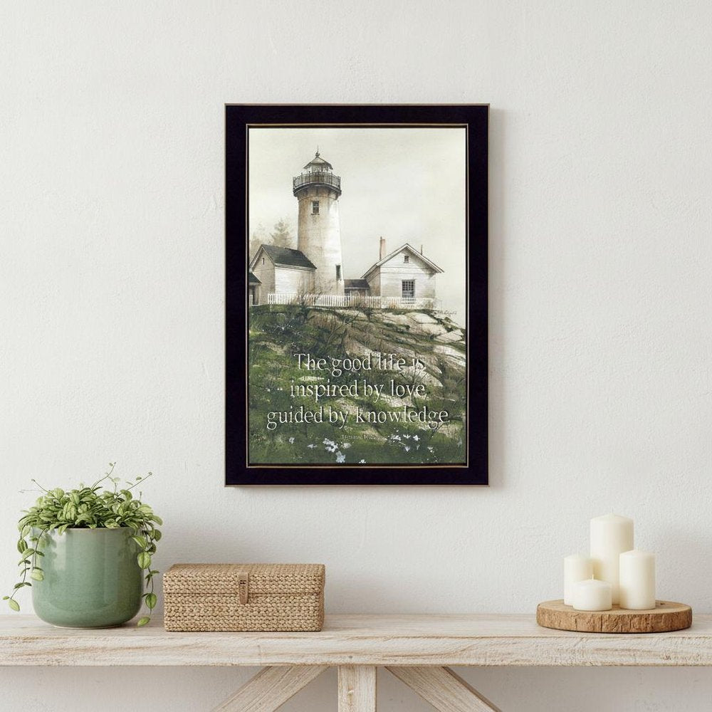 Guided Black Framed Print Wall Art