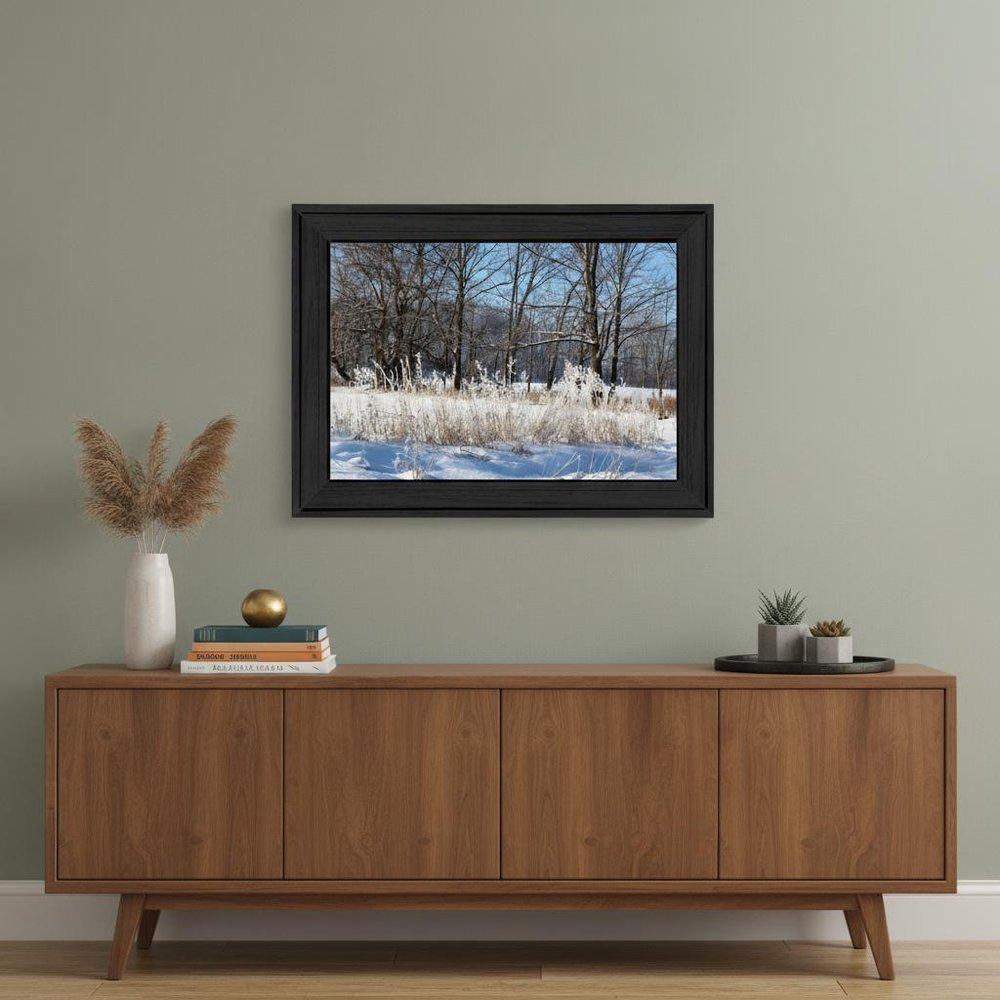 Natures Simple Blessings 1 Black Framed Print Wall Art