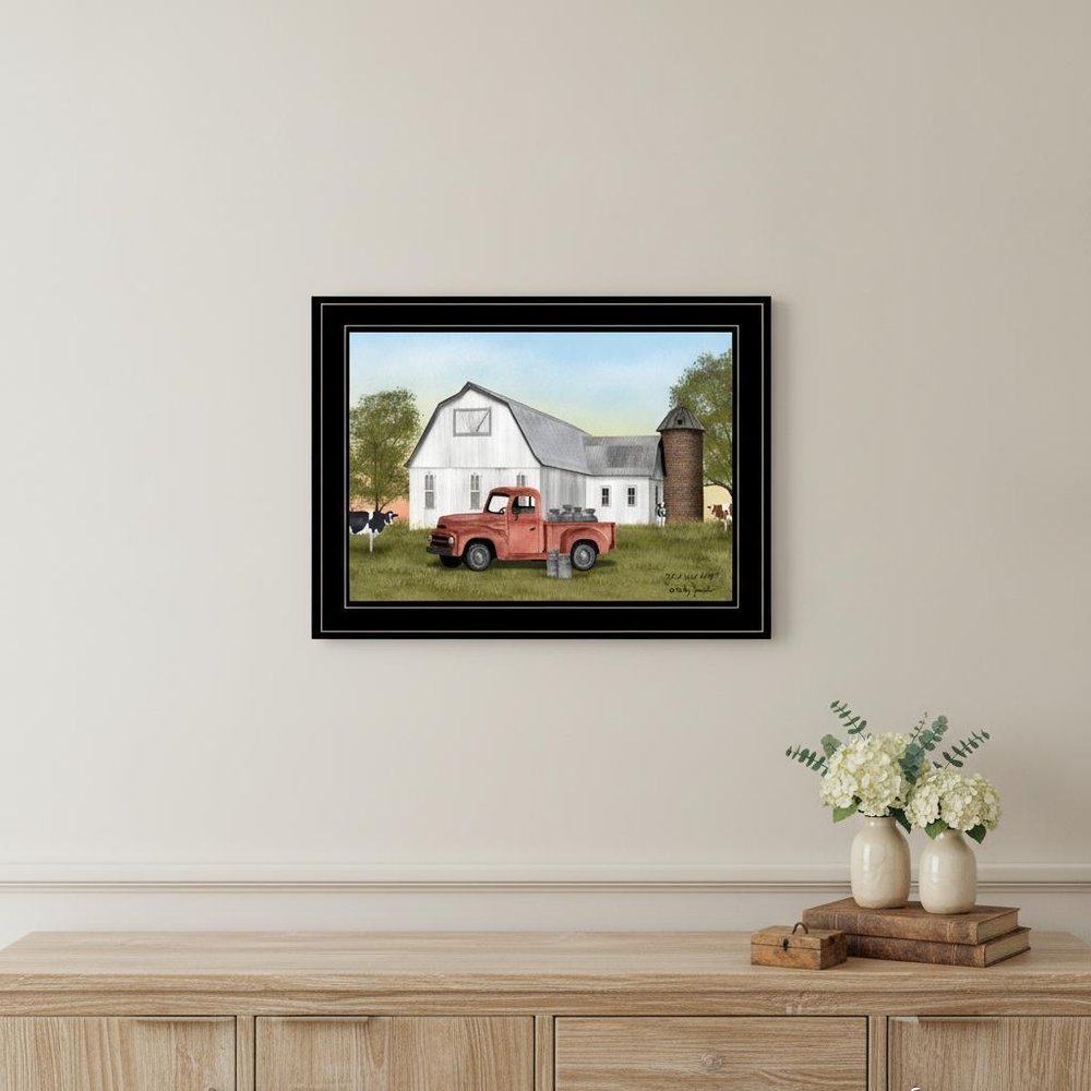 YAll Need Milk 3 Black Framed Print Wall Art