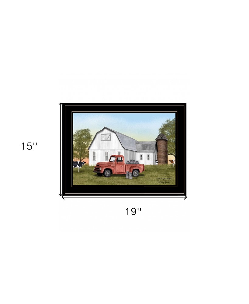 YAll Need Milk 3 Black Framed Print Wall Art