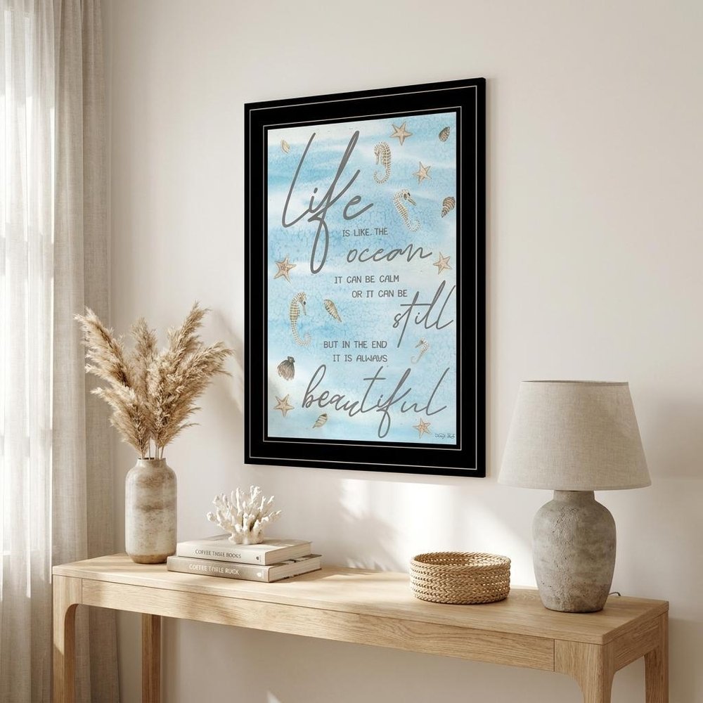 Life is Like 2 White Framed Print Wall Art