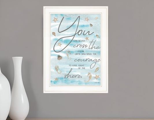 You Can Never 2 White Framed Print Wall Art
