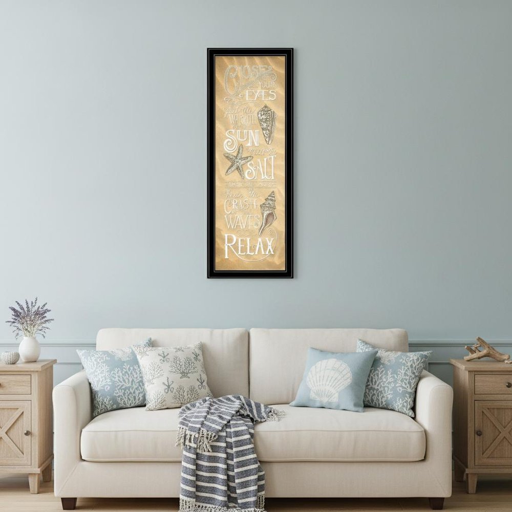 Close Your Eyes 3 Black Framed Print Wall Art