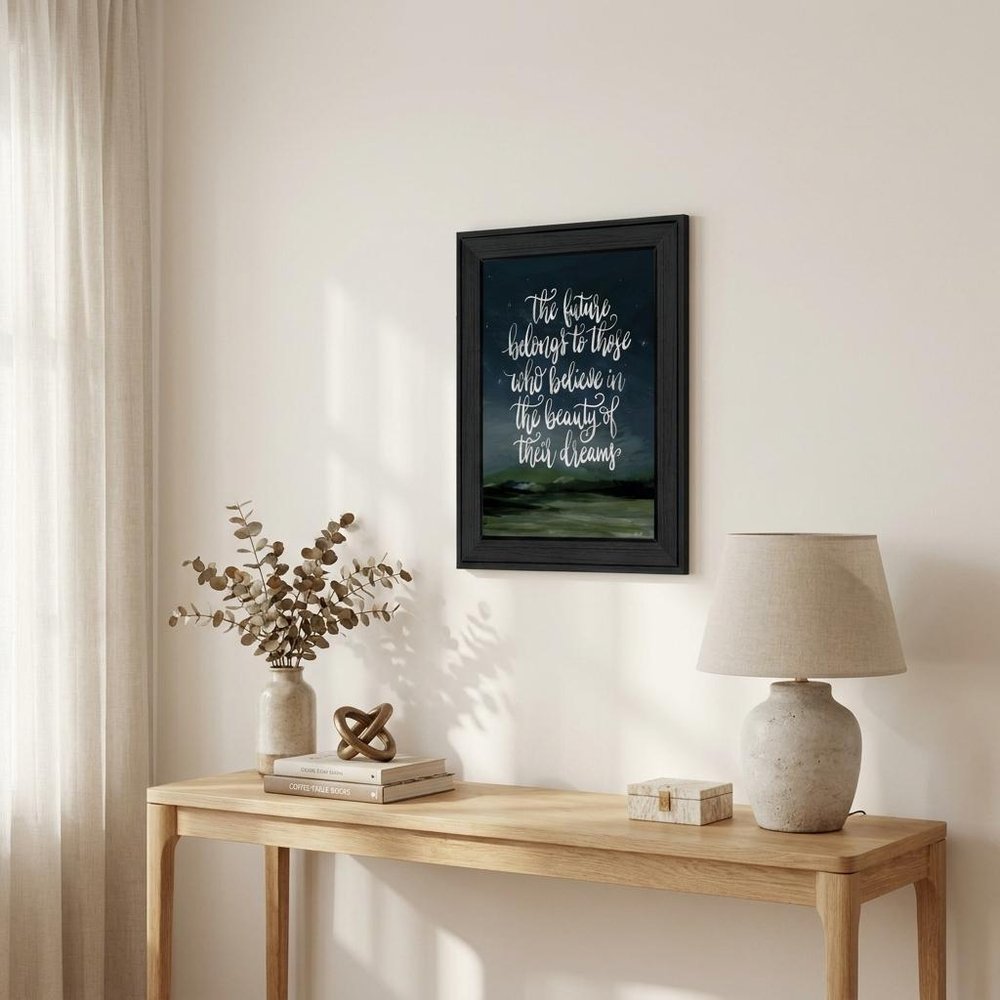 Beauty of Your Dreams 2 Black Framed Print Wall Art