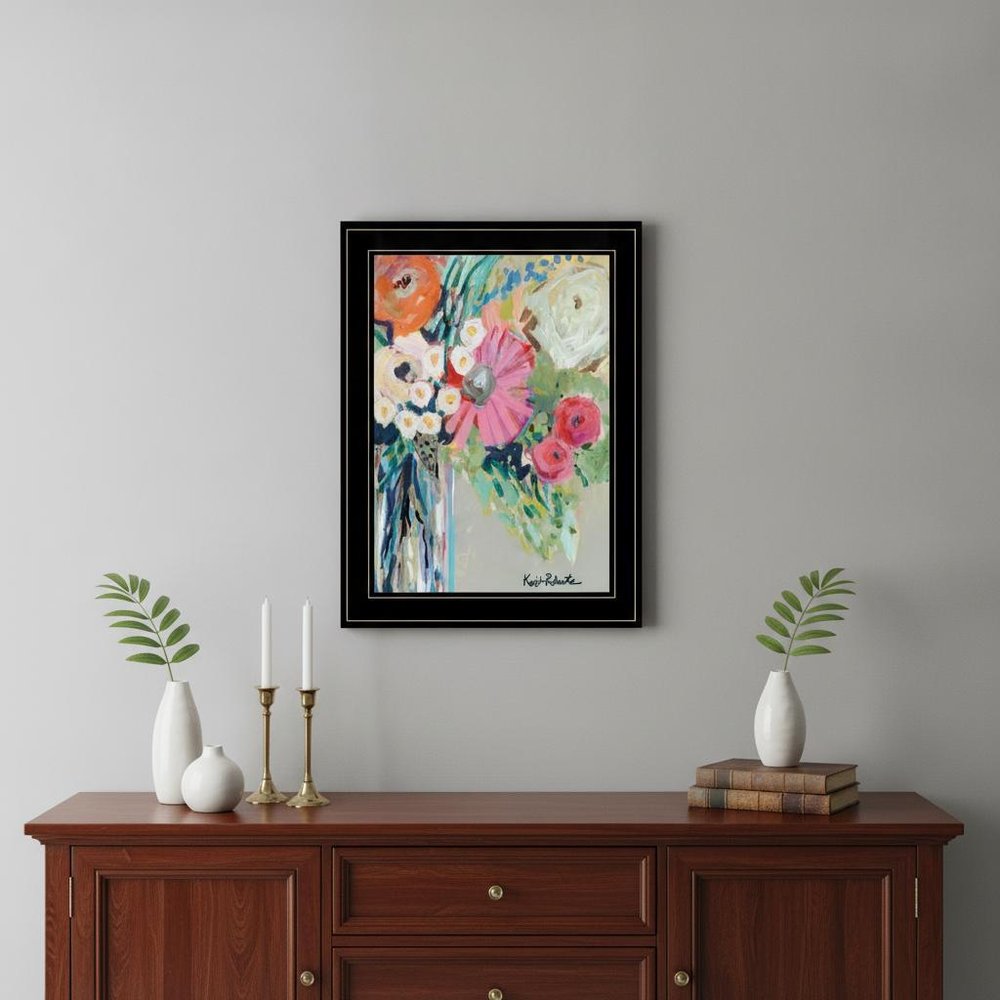 From Mrs Hazels Garden 2 Black Framed Print Wall Art