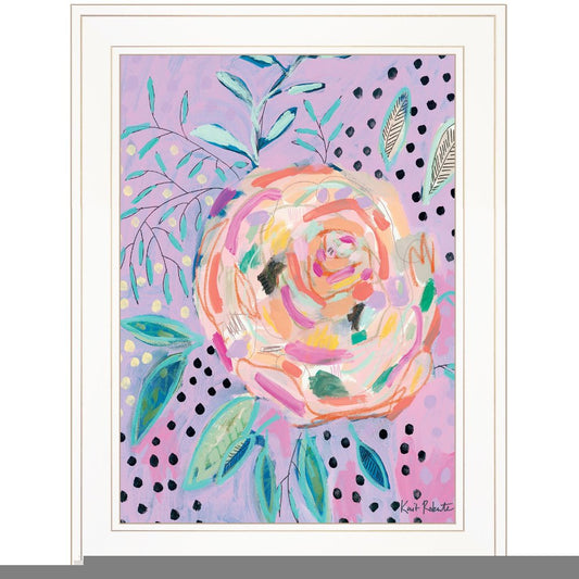 Master the Chaos 1 White Framed Print Wall Art