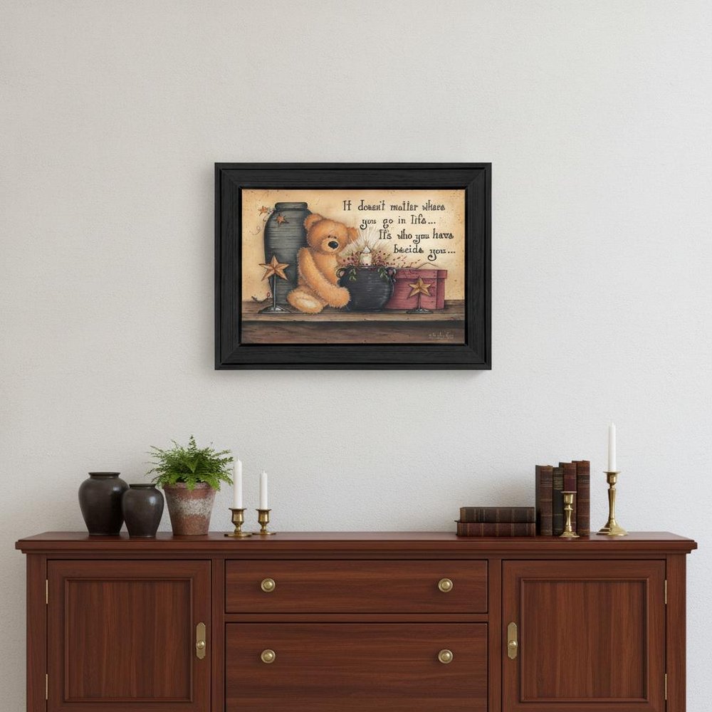 The Simple Truth 1 Black Framed Print Wall Art