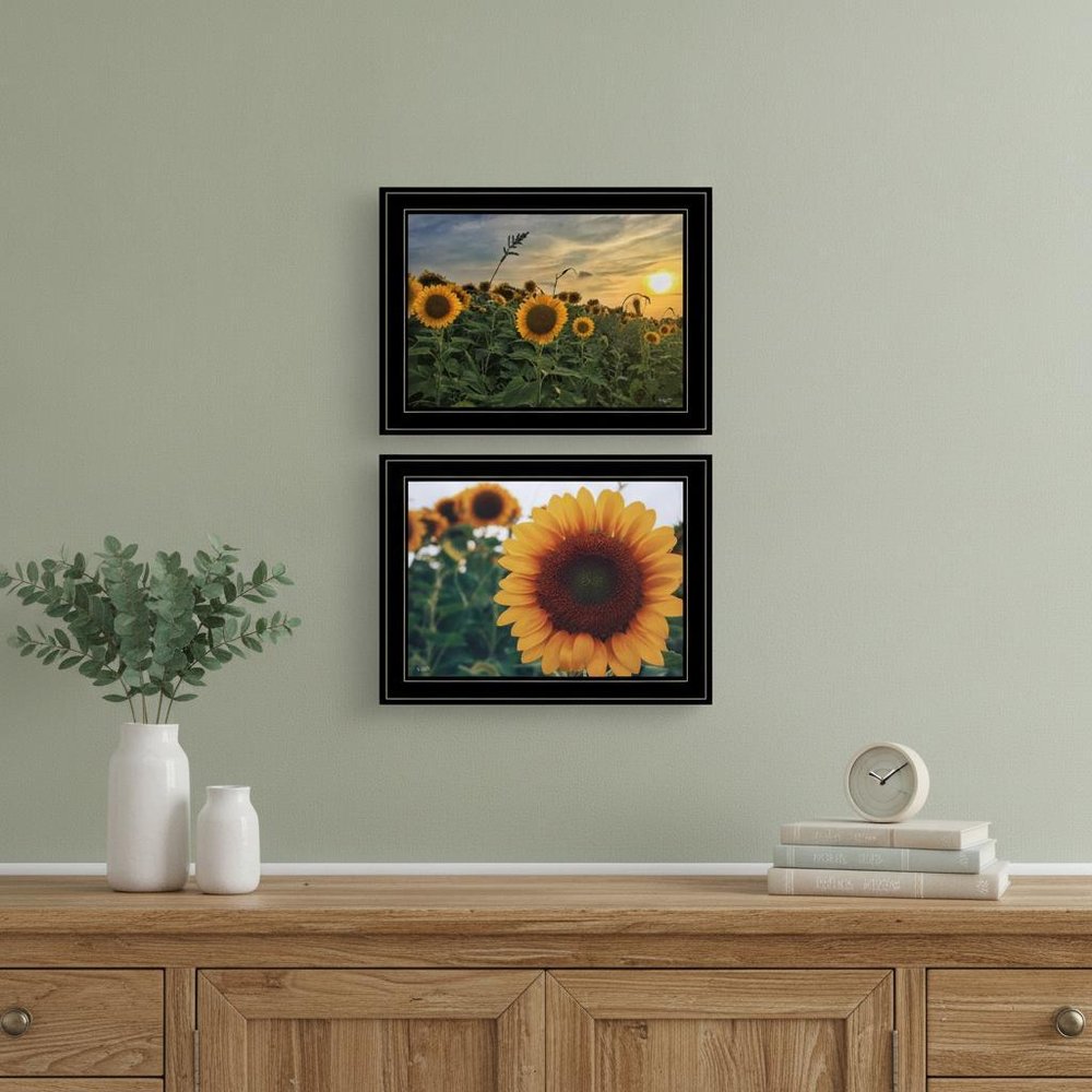 Set Of Two Midwest Living 1 White Framed Print Wall Art
