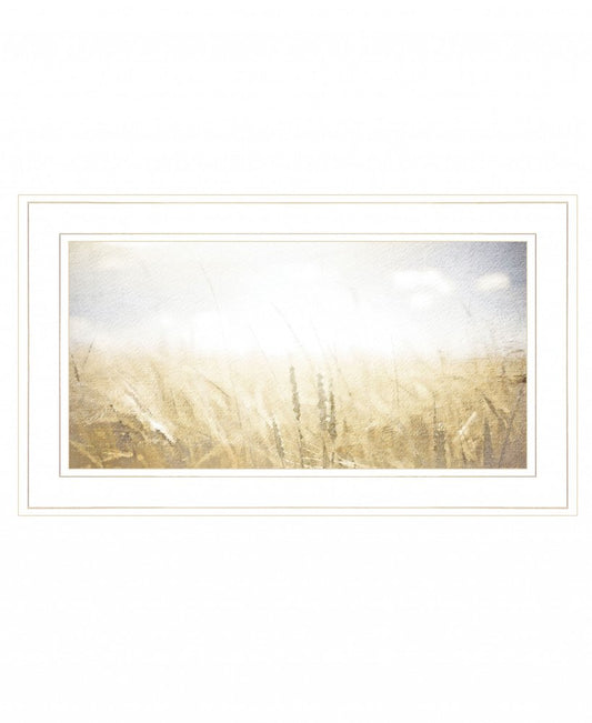 Fields of Gold 1 White Framed Print Wall Art