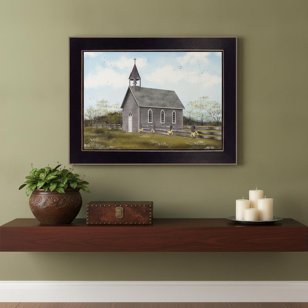 He is Risen Black Framed Print Wall Art