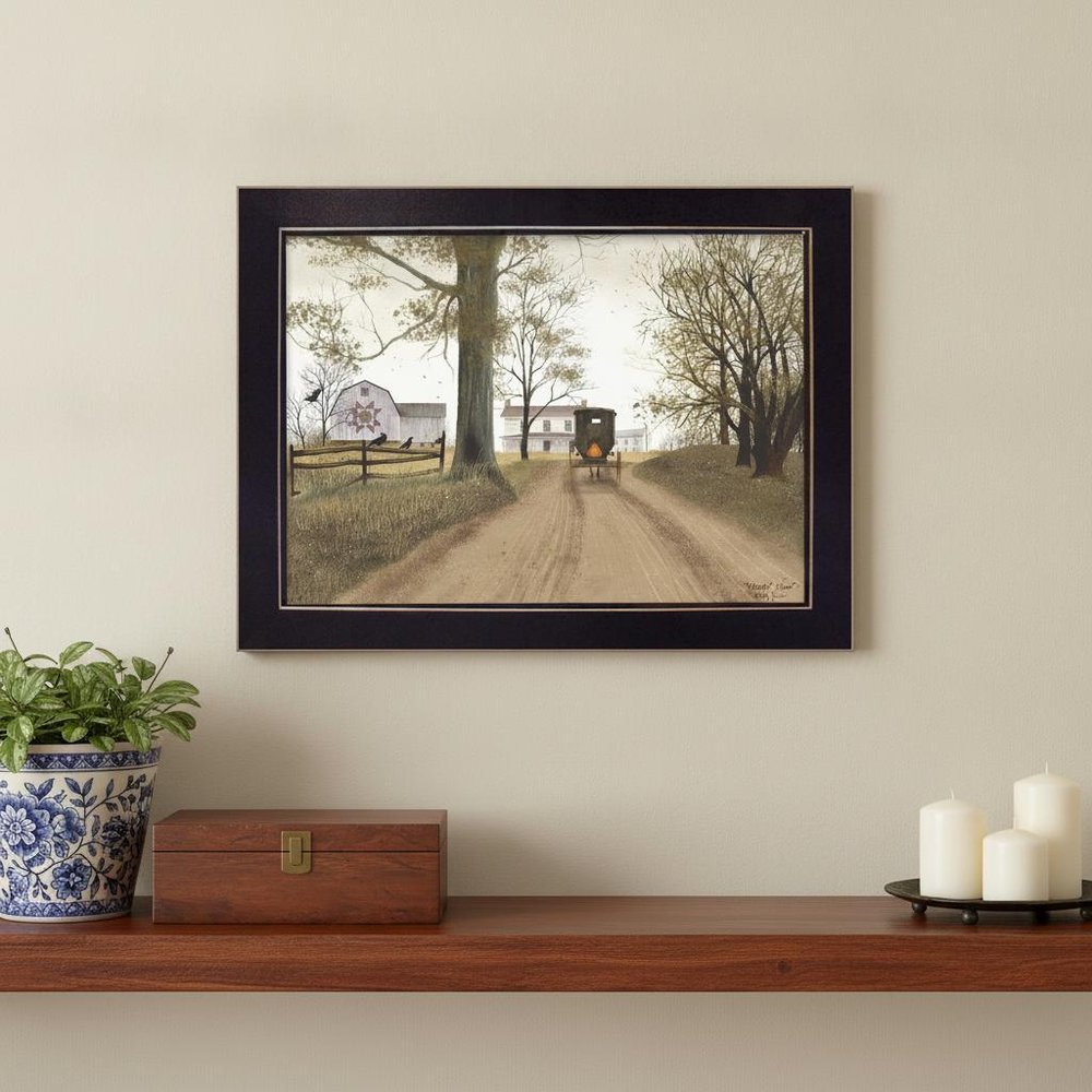 Headin Home 5 Black Framed Print Wall Art