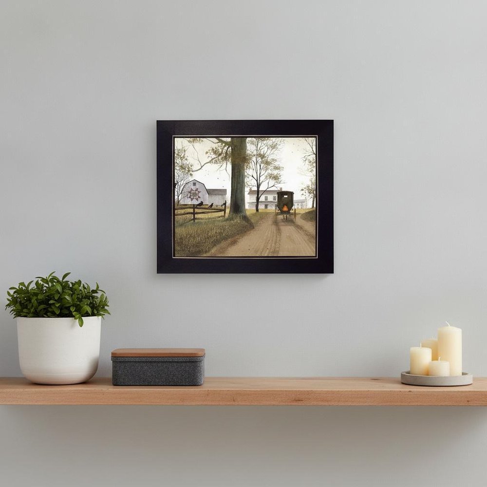 Headin Home Black Framed Print Wall Art