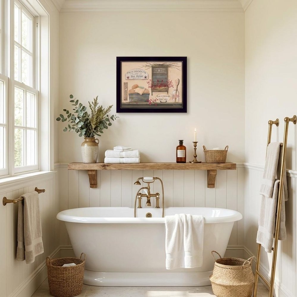 Free Showers 1 Black Framed Print Wall Art
