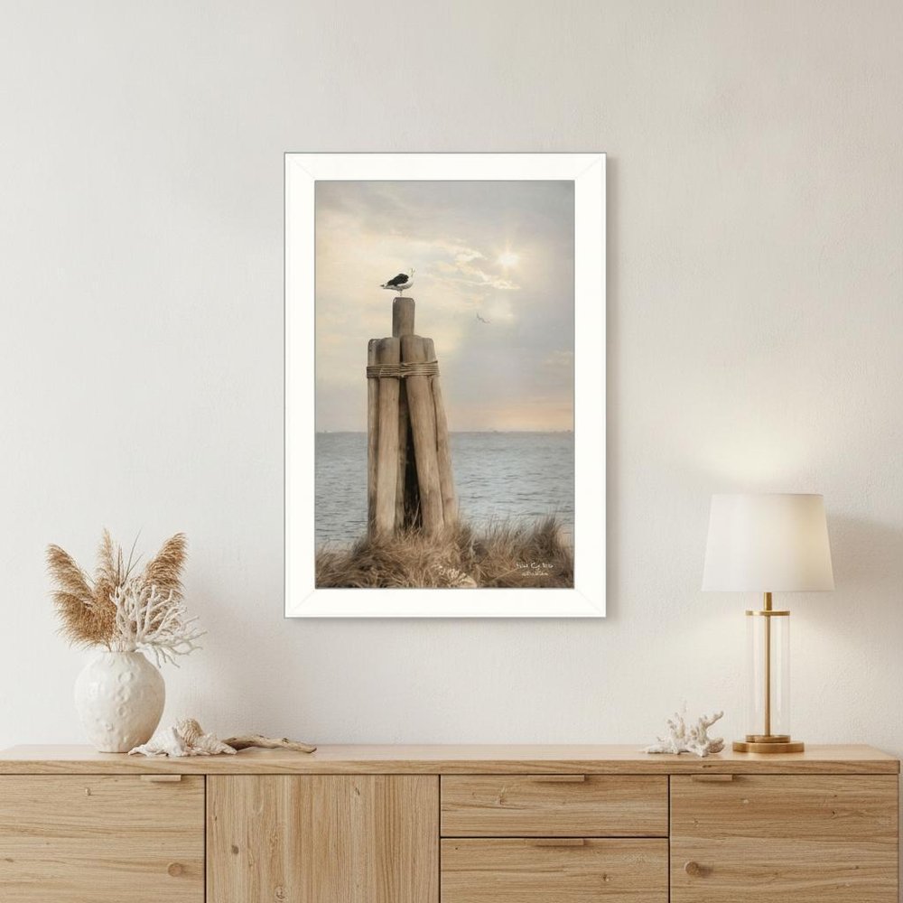 Birds Eye View 2 White Framed Print Wall Art