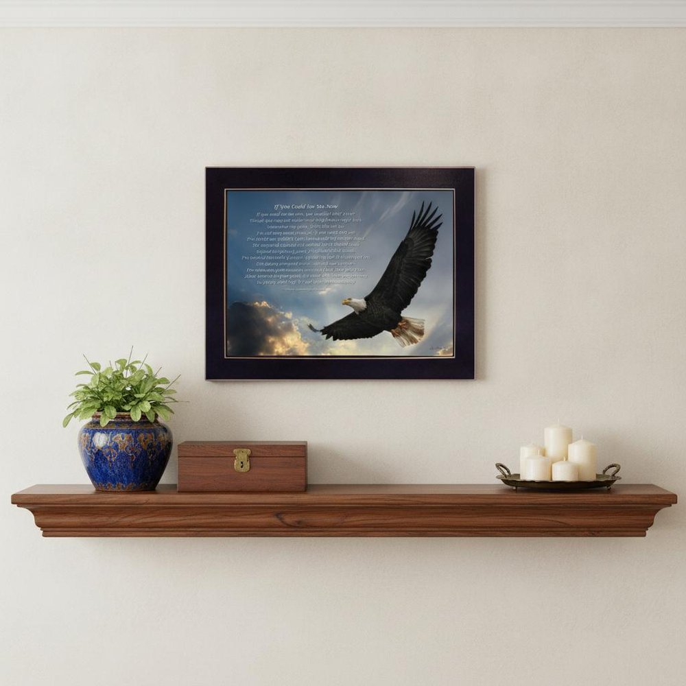 If You Could See Me Now 1 Black Framed Print Wall Art