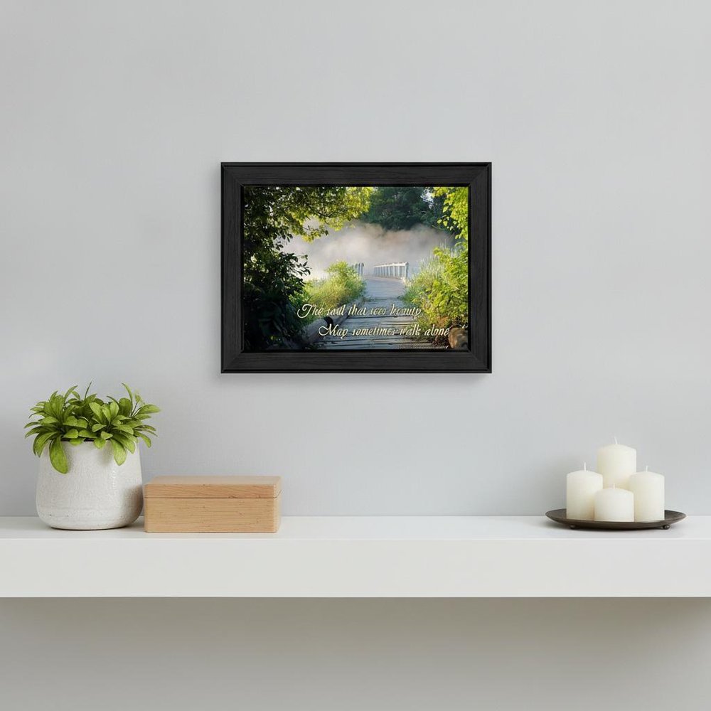 Beauty 1 Black Framed Print Wall Art