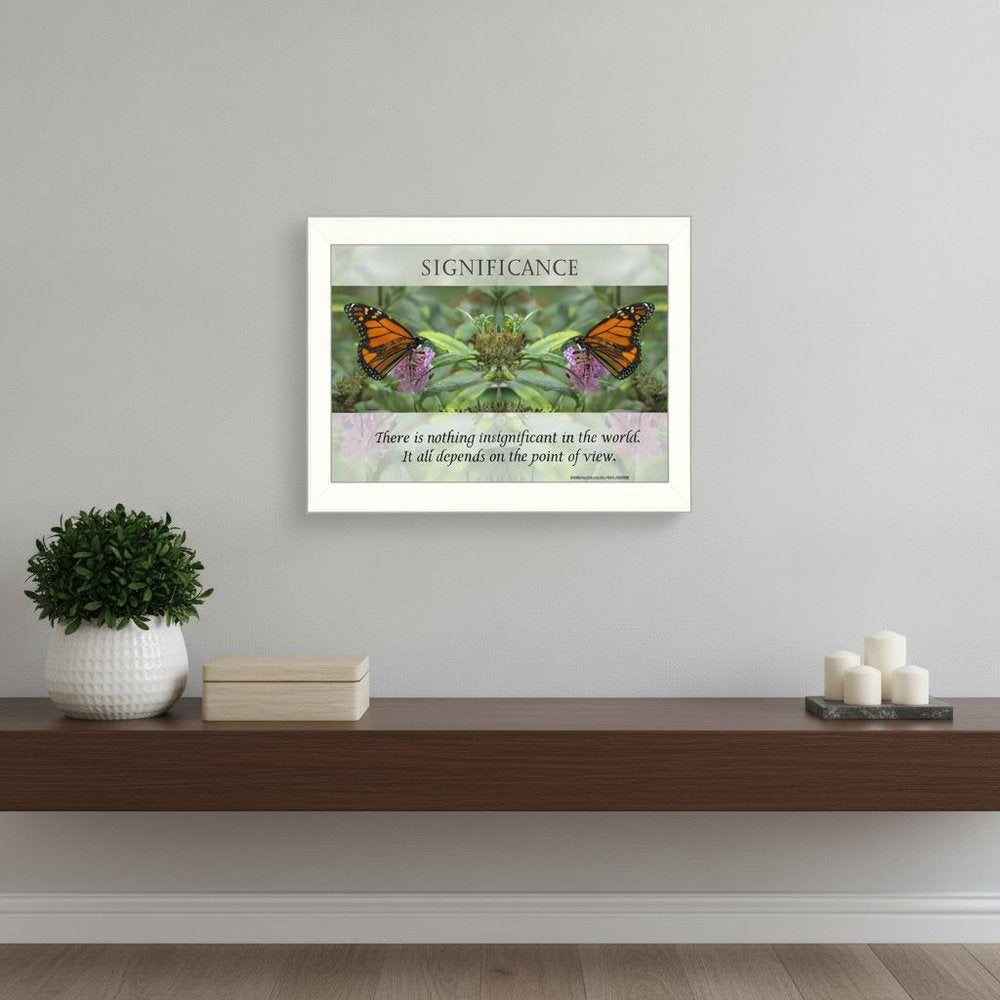 Significance 2 White Framed Print Wall Art