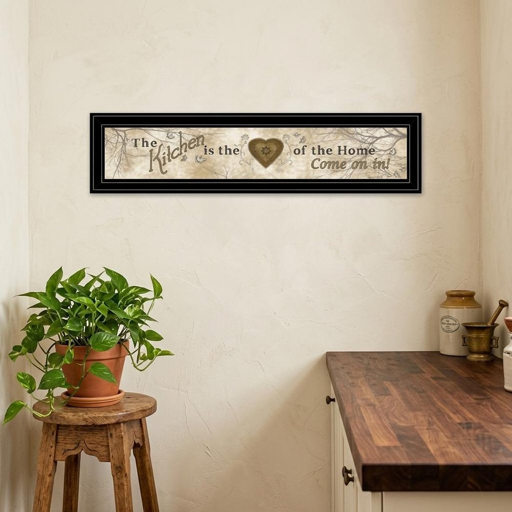 Vintage Kitchen 2 Black Framed Print Kitchen Wall Art