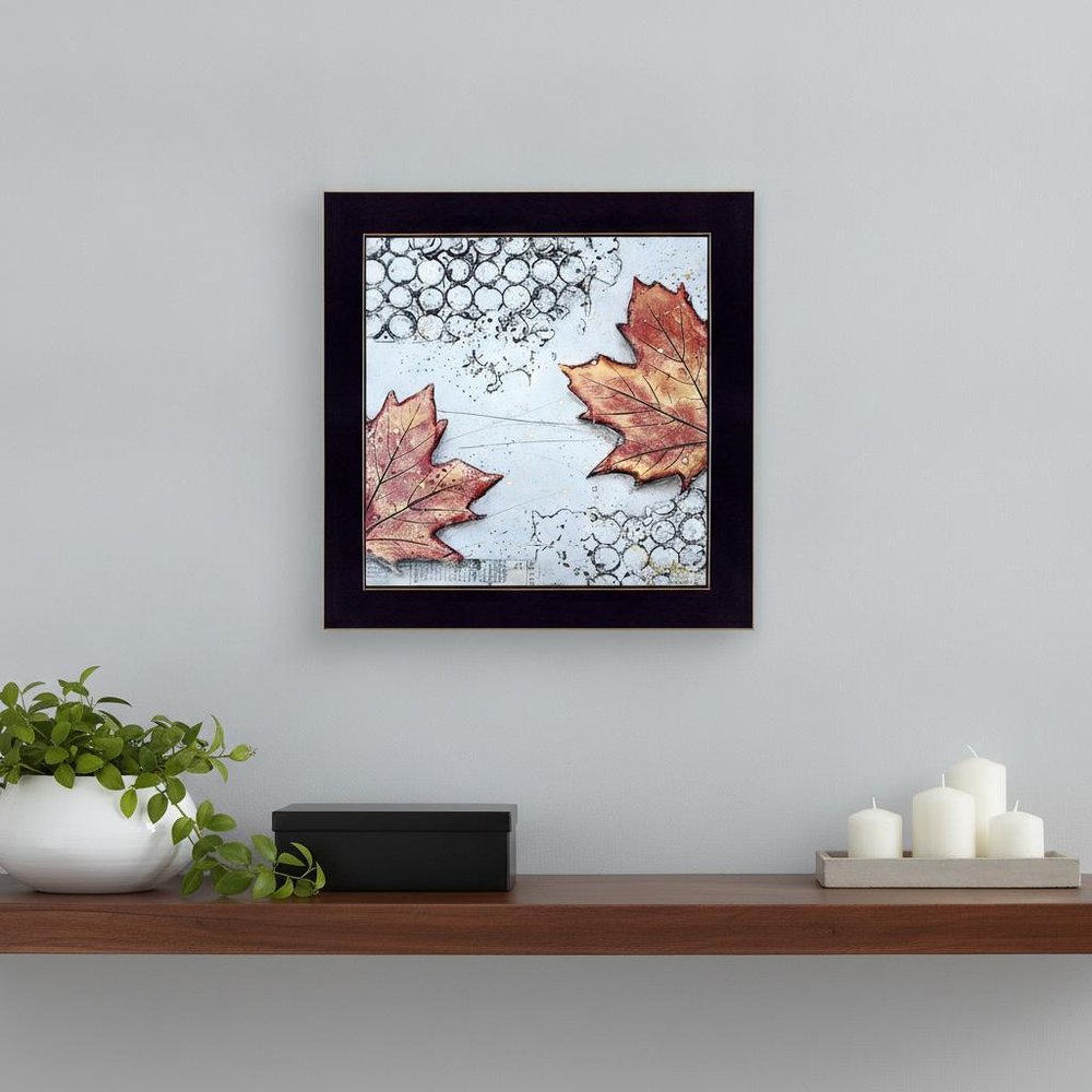 Channeling Fall 3 Black Framed Print Wall Art