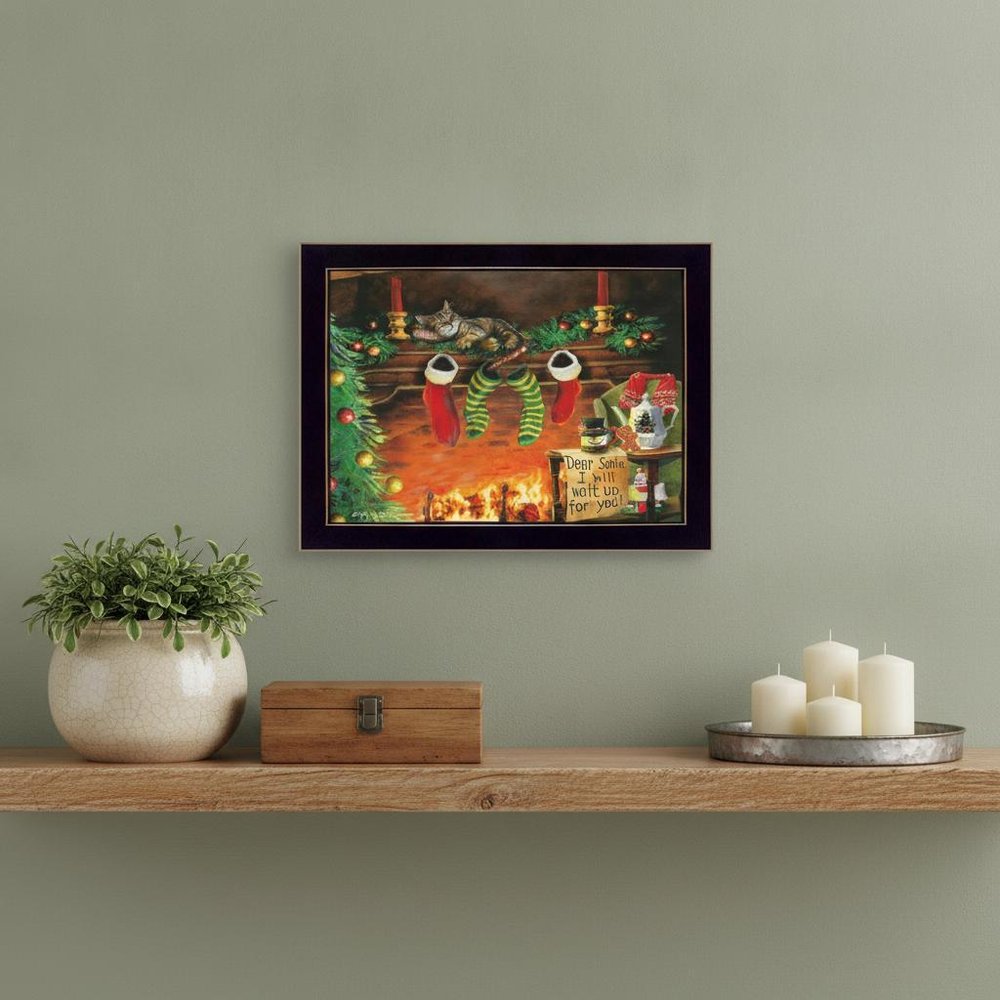 I Will Wait Up 1 Black Framed Print Wall Art