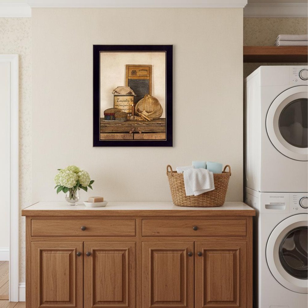 Laundry Soap 3 Black Framed Print Bathroom Wall Art