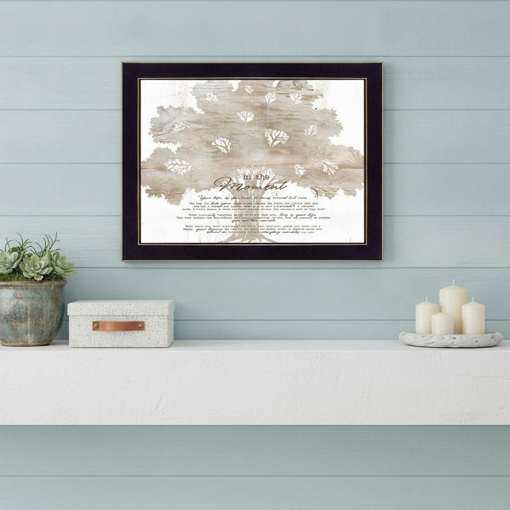 In the Moment 1 Black Framed Print Wall Art