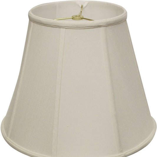 White Monay Shantung Silk Empire Lamp Shade