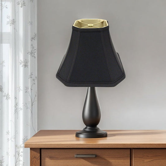 Black No Slub Innsbruck Square Lamp shade