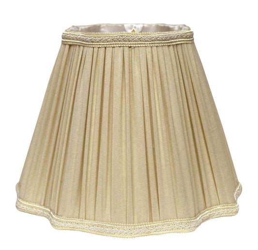Taupe Shantung Silk Square Lamp Shade