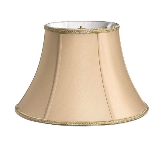 Gold Shantung Silk Oval Lamp Shade