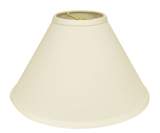 19" Ivory Deep Cone Slanted No Slub Lampshade