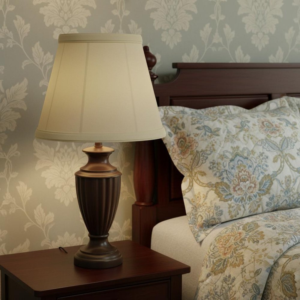 Ivory No Slub Innsbruck Empire Lamp Shade