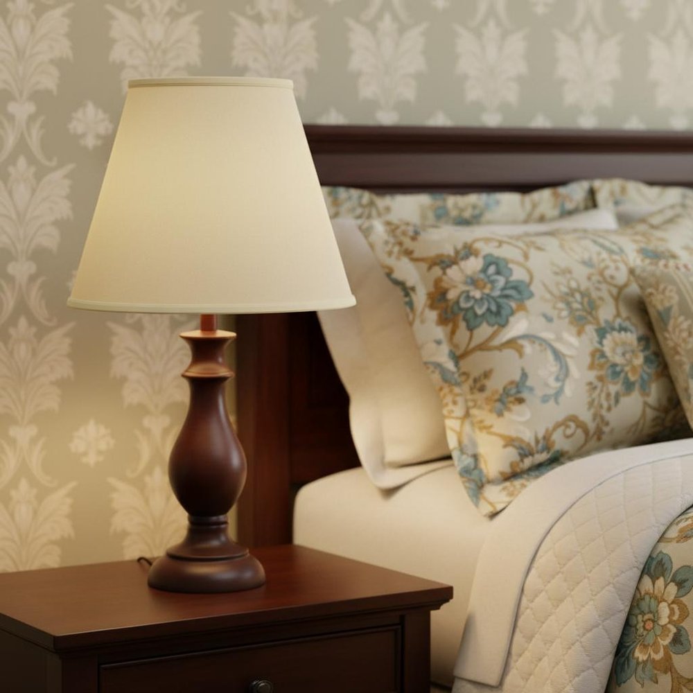 Ivory No Slub Innsbruck Empire Lamp Shade