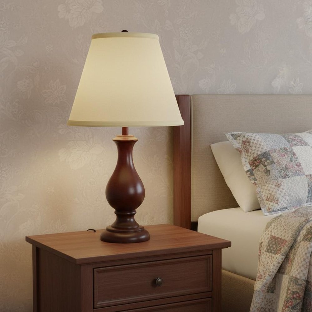 Ivory No Slub Innsbruck Empire Lamp Shade