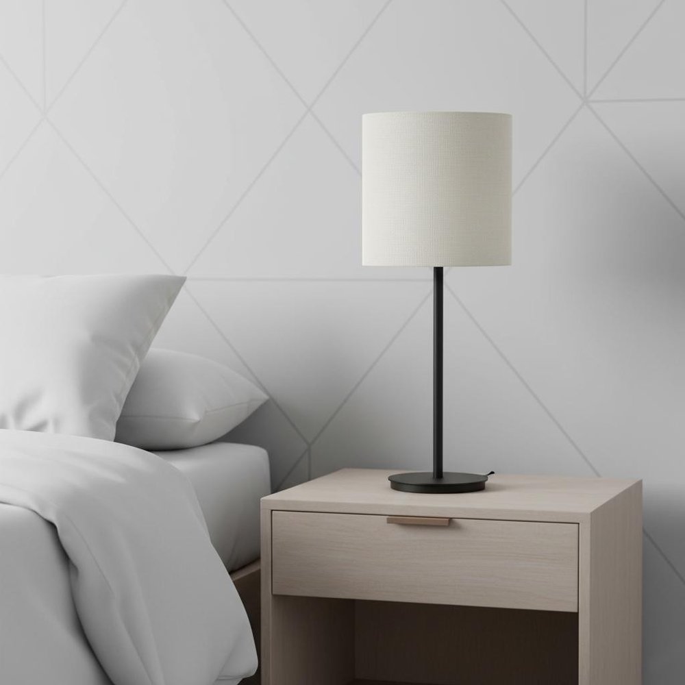 6" Snow Set of 6 Drum Chandelier Linen Lampshades