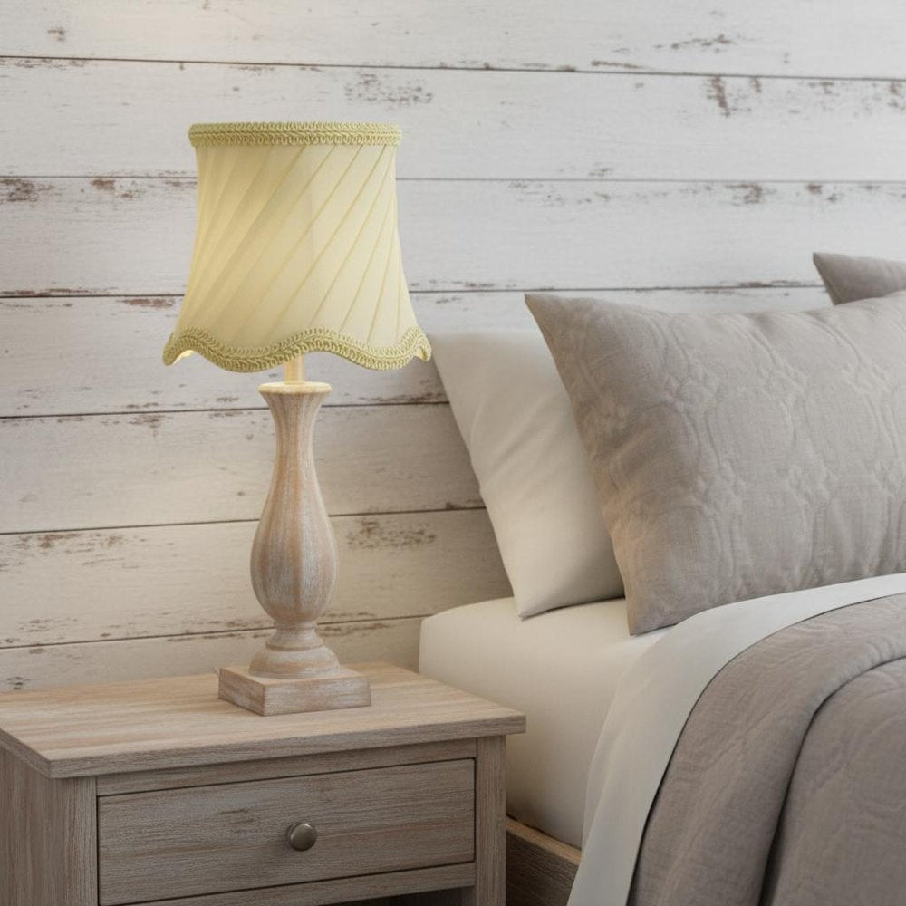 Slate Gray Silk Bell Lamp Shade