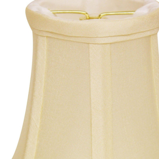 Ivory Dupioni Silk Bell Lamp Shade