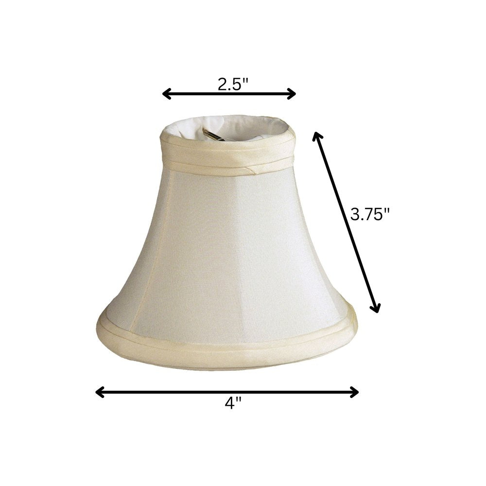 Slate Gray Shantung Silk Bell Lamp Shade