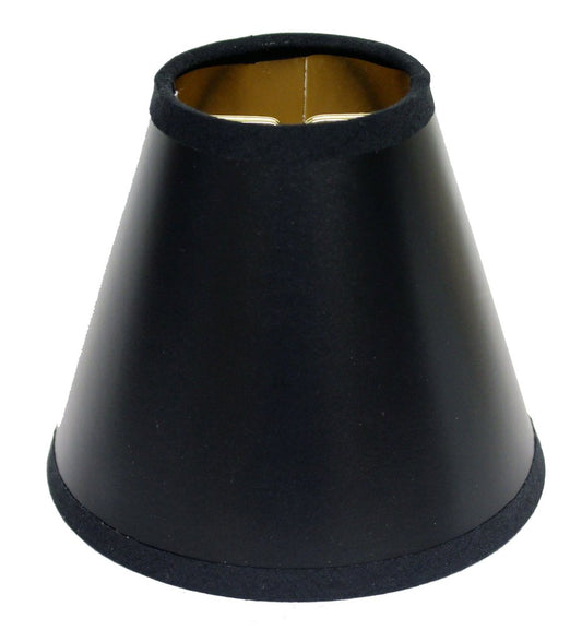 Black Parchment Empire Lamp Shade