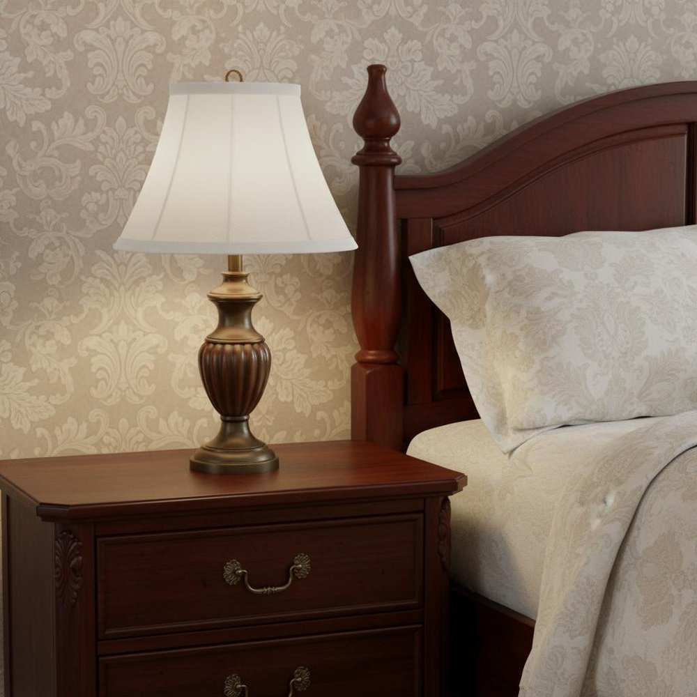 White No Slub Innsbruck Empire Lamp Shade