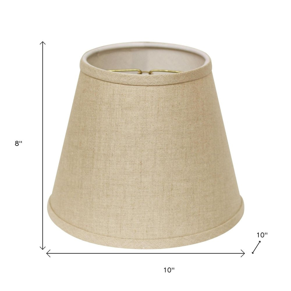 Dark Brown Linen Empire Lamp Shade
