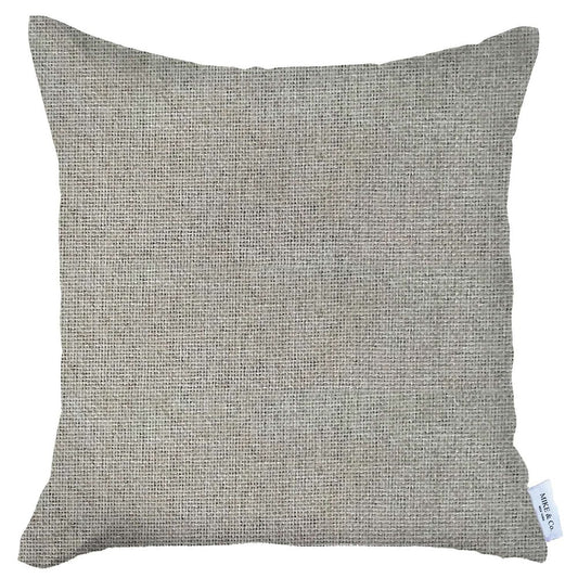 18" Beige Throw Pillow Cover