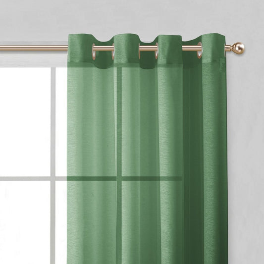 Set of Two 84" Sage Solid Modern Window Panels