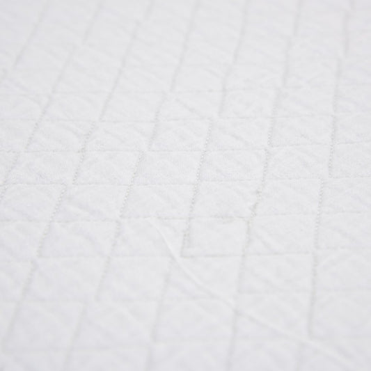 White Checkered King Quilt