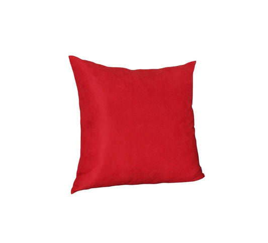 Set of Two 22" Red Throw Pillow Covers