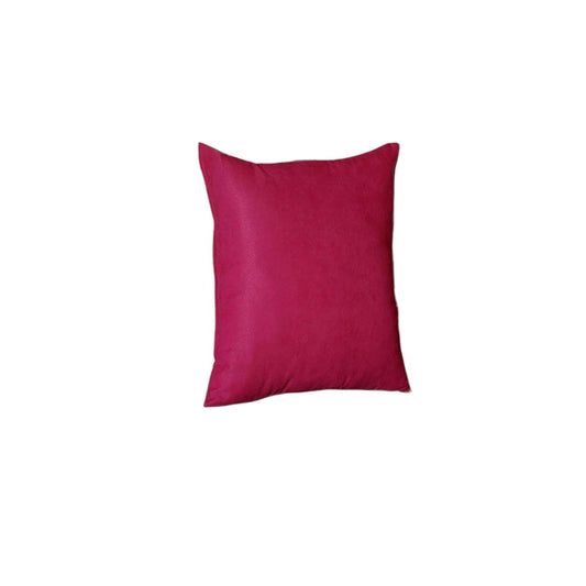 Set Of Four 18" X 18" Pink Polyester Zippered Pillow Cover